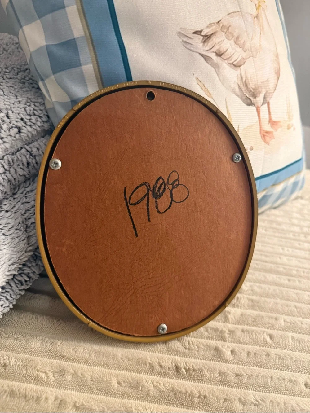 Gold Oval Goose Picture Frame - Home Accents